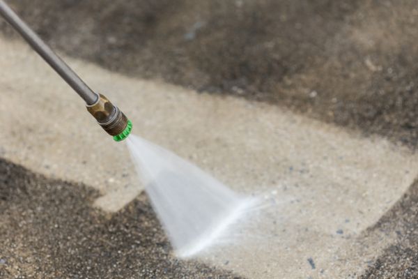Garage Floor Power Washing in Naples