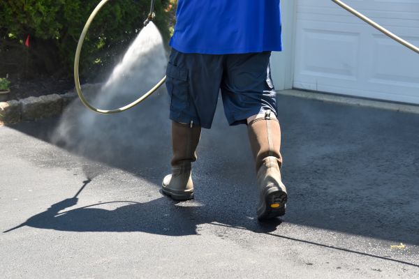 Asphalt Powerwashing in Naples